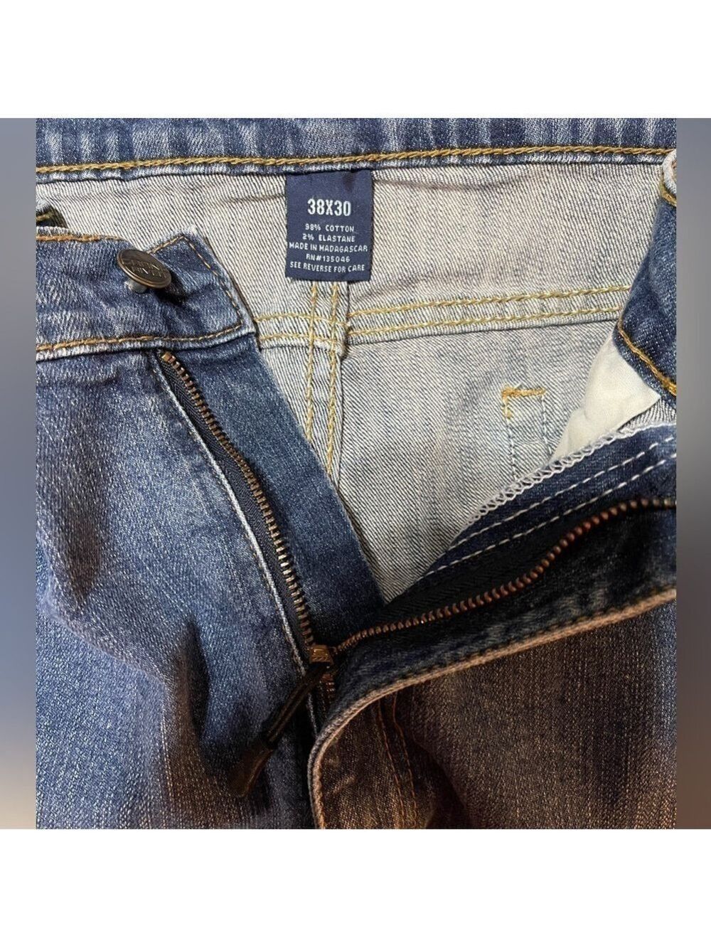 Grand River Medium Stone Stretch Traditional Straight Cut
Jeans 38/30 - Picture 3 of 7